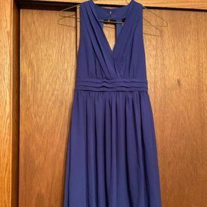 Blue Chiffon Dress